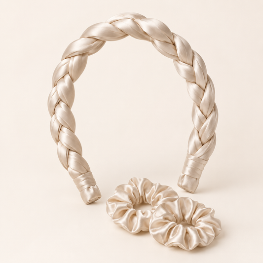 Wellnana Braided Heatless Curling Set