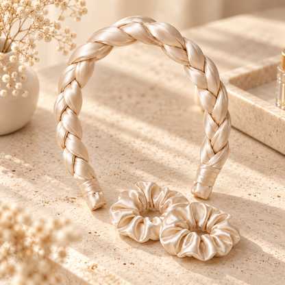 Wellnana Braided Heatless Curling Set