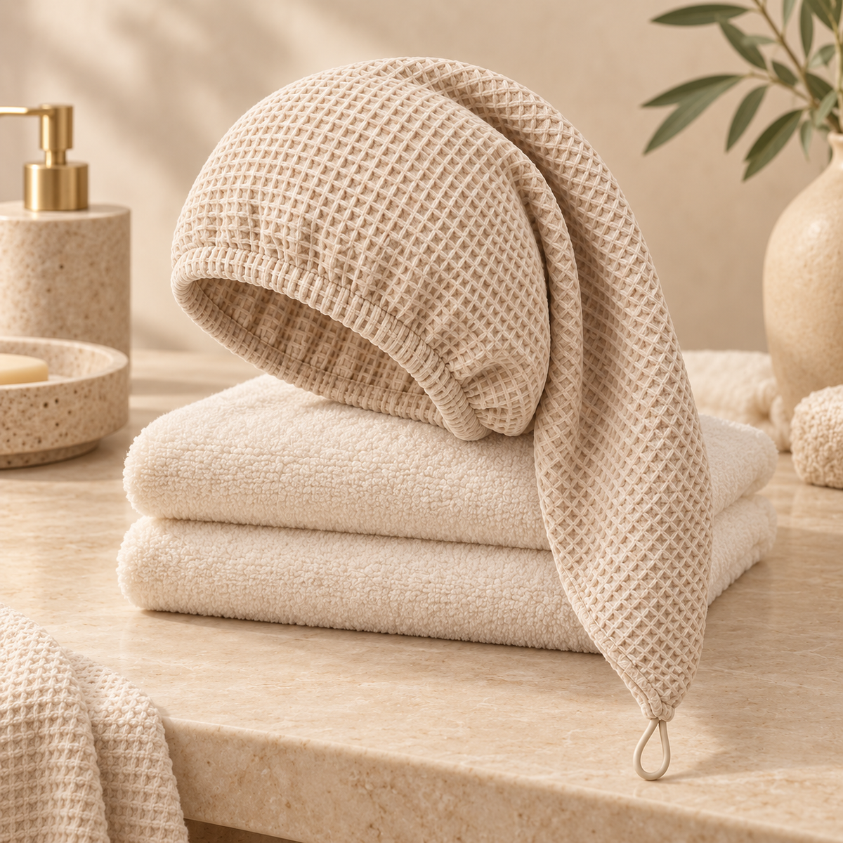 Wellnana Waffle Hair Wrap