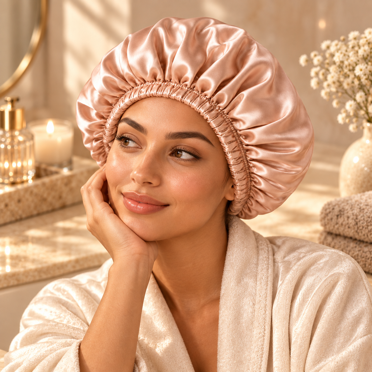 Wellnana Satin Hair Bonnet