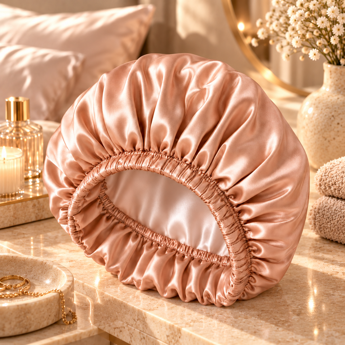 Wellnana Satin Hair Bonnet