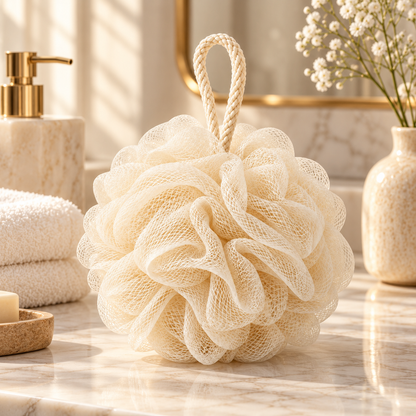 Wellnana Mesh Bath Pouf