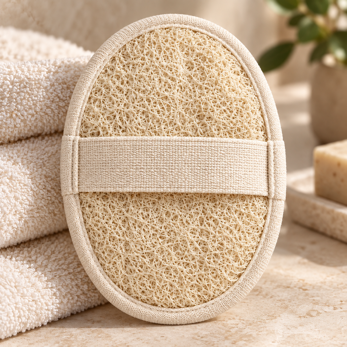 Wellnana Oval Bath Scrubber