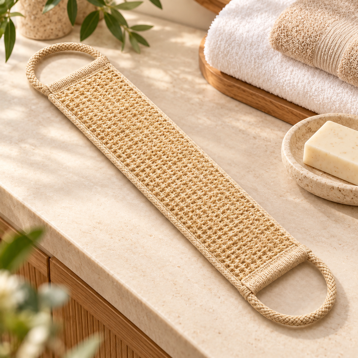 Wellnana Long Bath Back Scrubber
